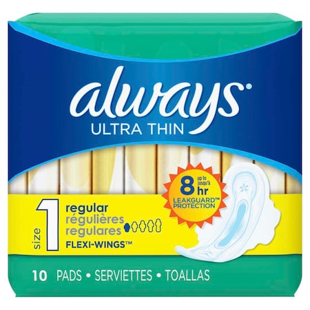 Always Ultra Thin Regular With Wings Pads, PK216